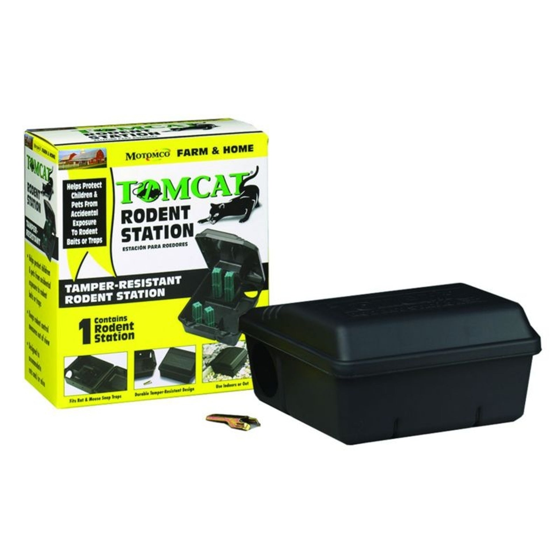 Tomcat Rodent Station Black