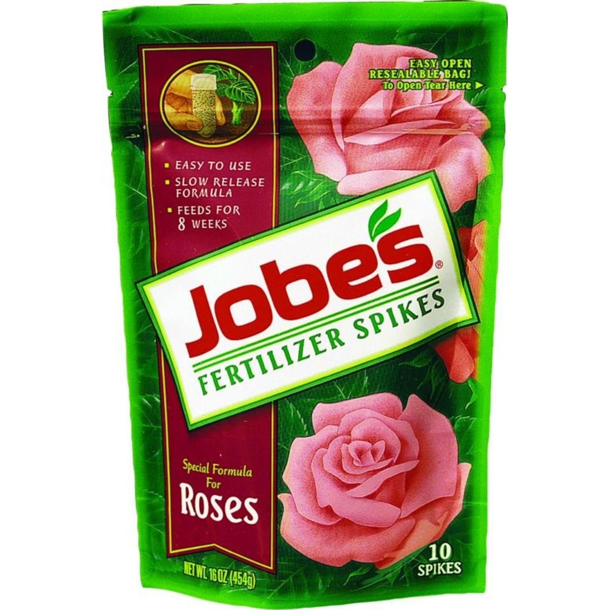 Jobes Organics Rose Fertilizer Spikes 18 oz.