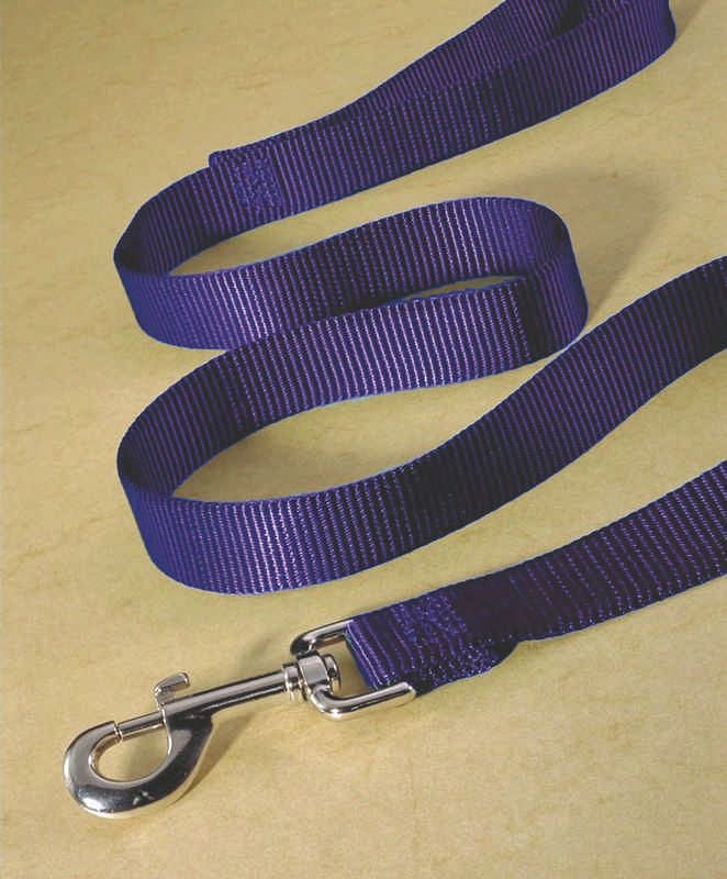 Deluxe Single Thick Nylon DogLead Leash 6ft Purple