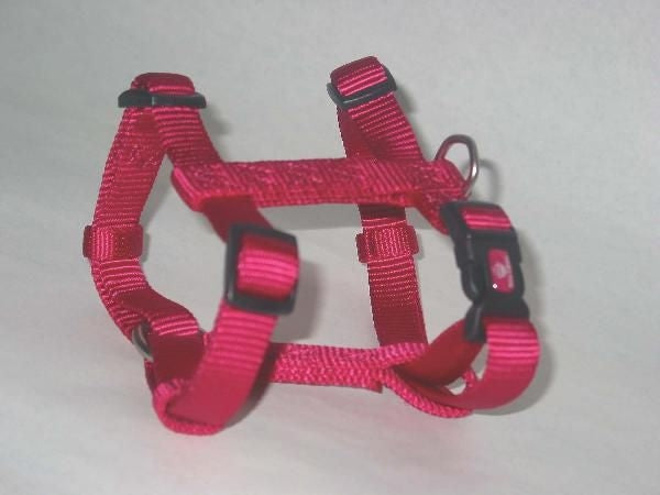 Hamilton Adj Nylon Comfort Dog Harness SM Ocean