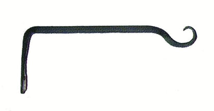 Hookery Straight Hanger Upturn Hook 6 Black