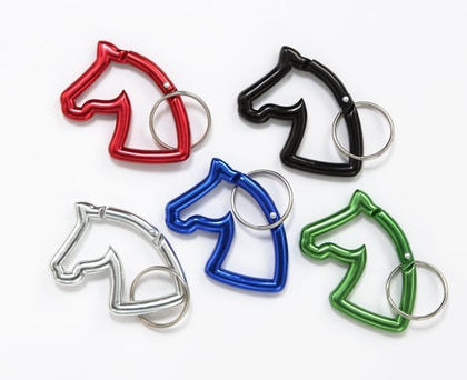 Gift Corral Horsehead Carbiner Keychain