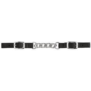 Weaver Nylon Curb Strap With Flat Link Chain