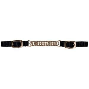 Weaver Nylon Curb Strap With Flat Link Chain