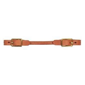 Weaver Rounded Leather Curb Strap 5/8
