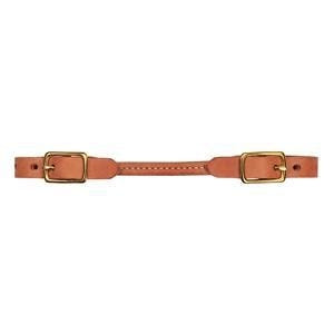Weaver Rounded Leather Curb Strap 5/8