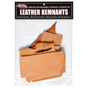 Weaver Remnant Bags Harness Leather 1 Lb. Russet