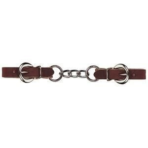 Weaver Single Link Latigo Curb Strap 3.5 Burgundy