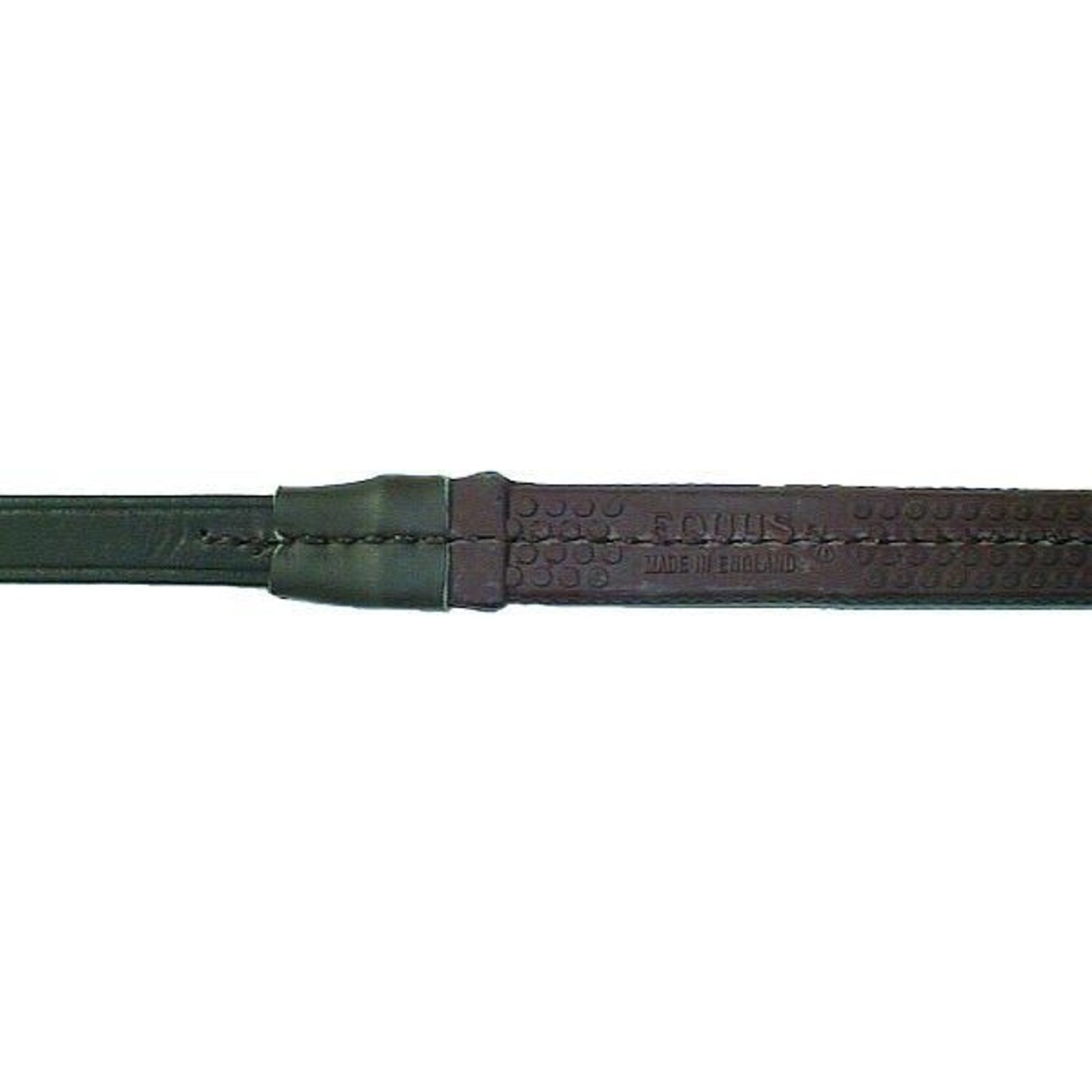 Nunn Rubber Reins 5/8 5/8x24FinePimple Blk/Znc