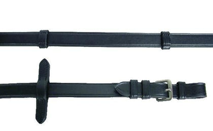 Nunn Finer Leather Dressage Reins 5/8In Black