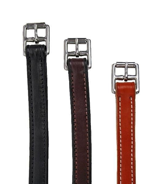 Nunn Finer Nylon Center 3/4 Stirrup Leather 42 Blk