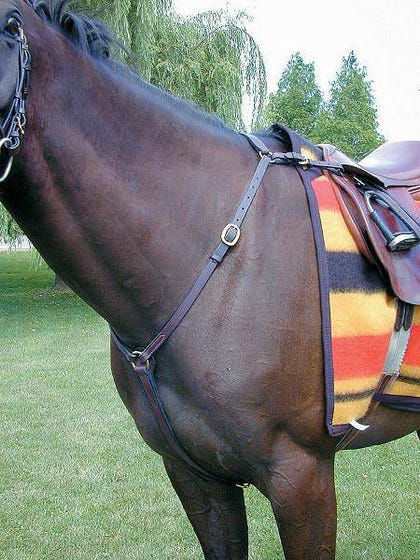 Nunn Finer Hunting Breastplate Cob Blk/Brass