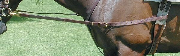 Nunn Finer Nylon With Elastic Side Rein Horse Brn