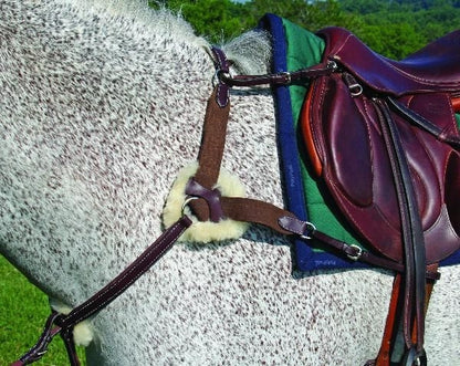 Nunn Finer 5 Way Breastplate Horse Black/Zinc