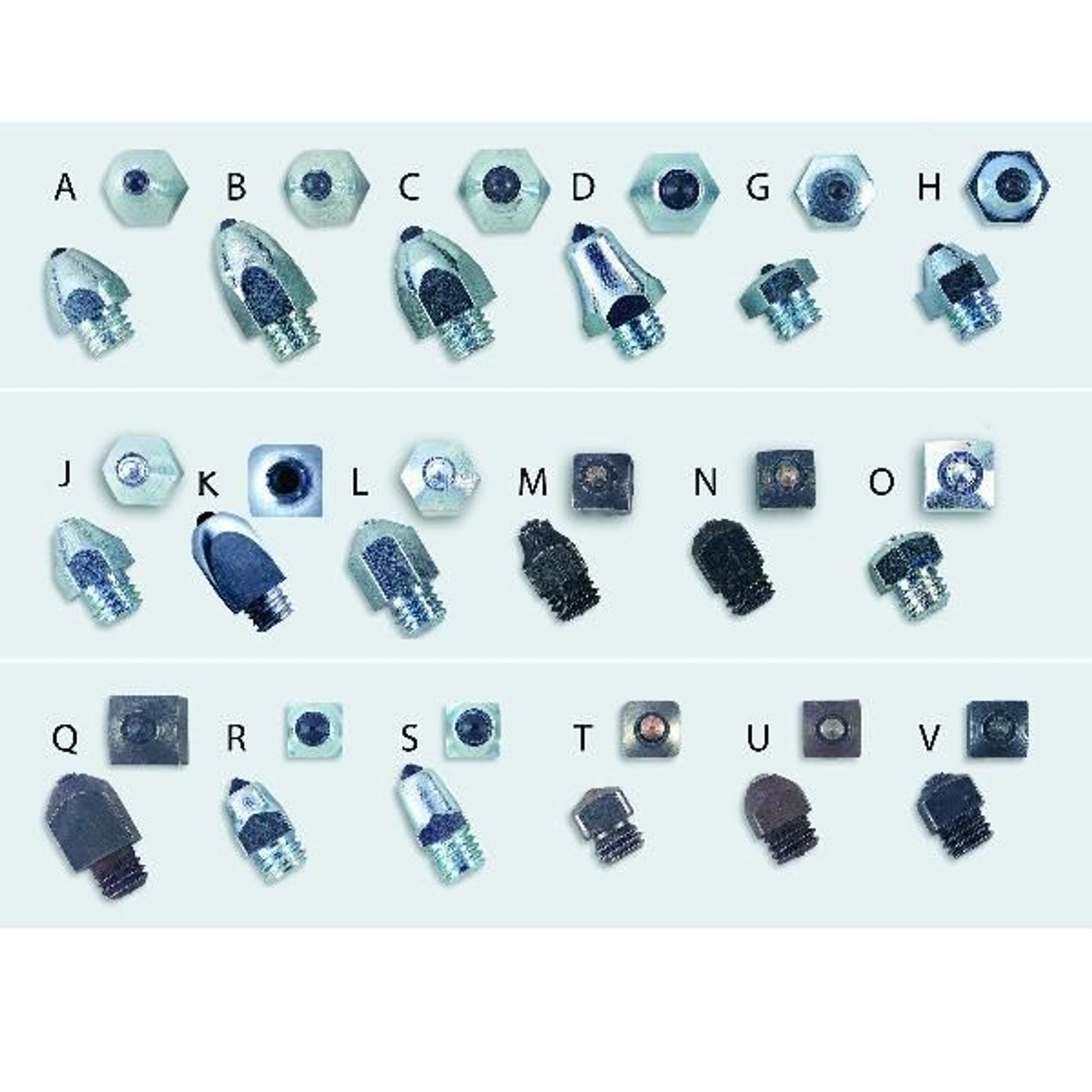 Nunn Finer Full-Sq Spike Studs - Pack Of 10