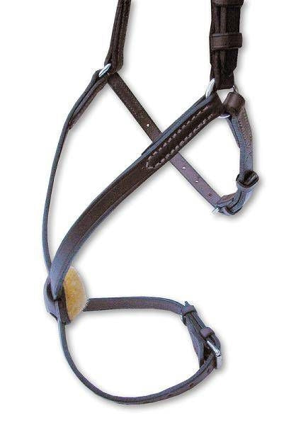 Nunn Finer Figure 8 With Rings Cob Black/Brass
