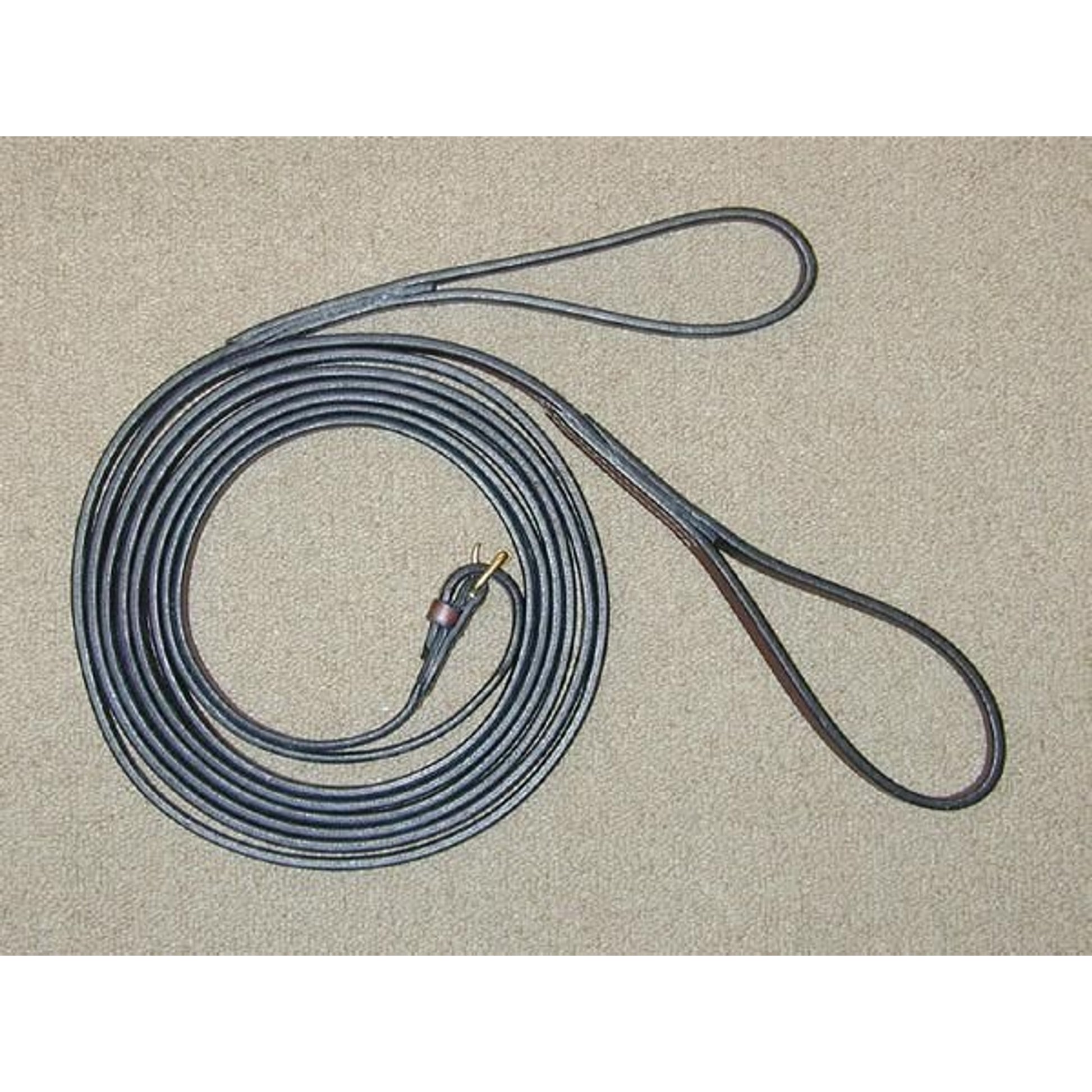 Nunn Finer Leather Draw Reins With Loops Horse Brn