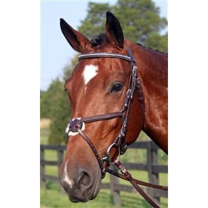 Nunn Finer Figure Eight Bridle Cob Black/Zinc