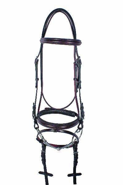Nunn Finer Galway Bridle Cob Havana/Zinc