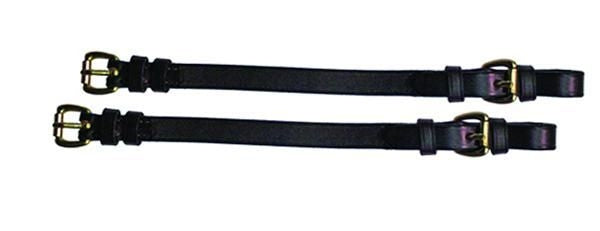Nunn Finer Bridle Cheeks Cob Black/Brass
