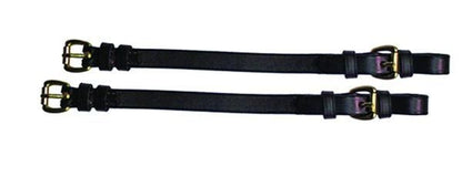 Nunn Finer Bridle Cheeks Cob Black/Brass