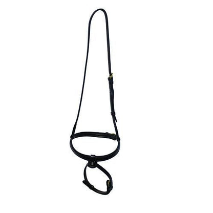 Nunn Finer Cavesson With Flash Cob Black/Brass