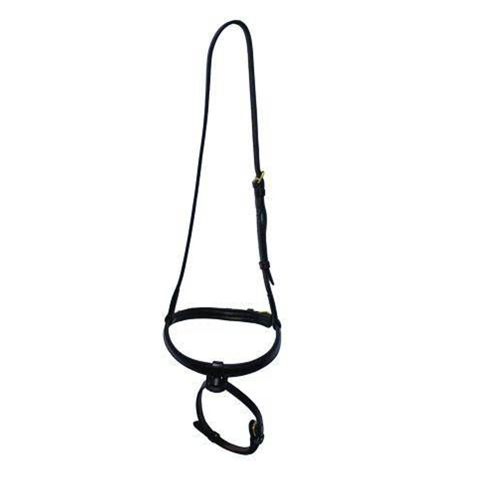 Nunn Finer Cavesson With Flash Cob Black/Brass