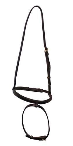Nunn Finer Cavesson With Sewn In Flash Cob Blk/Bra