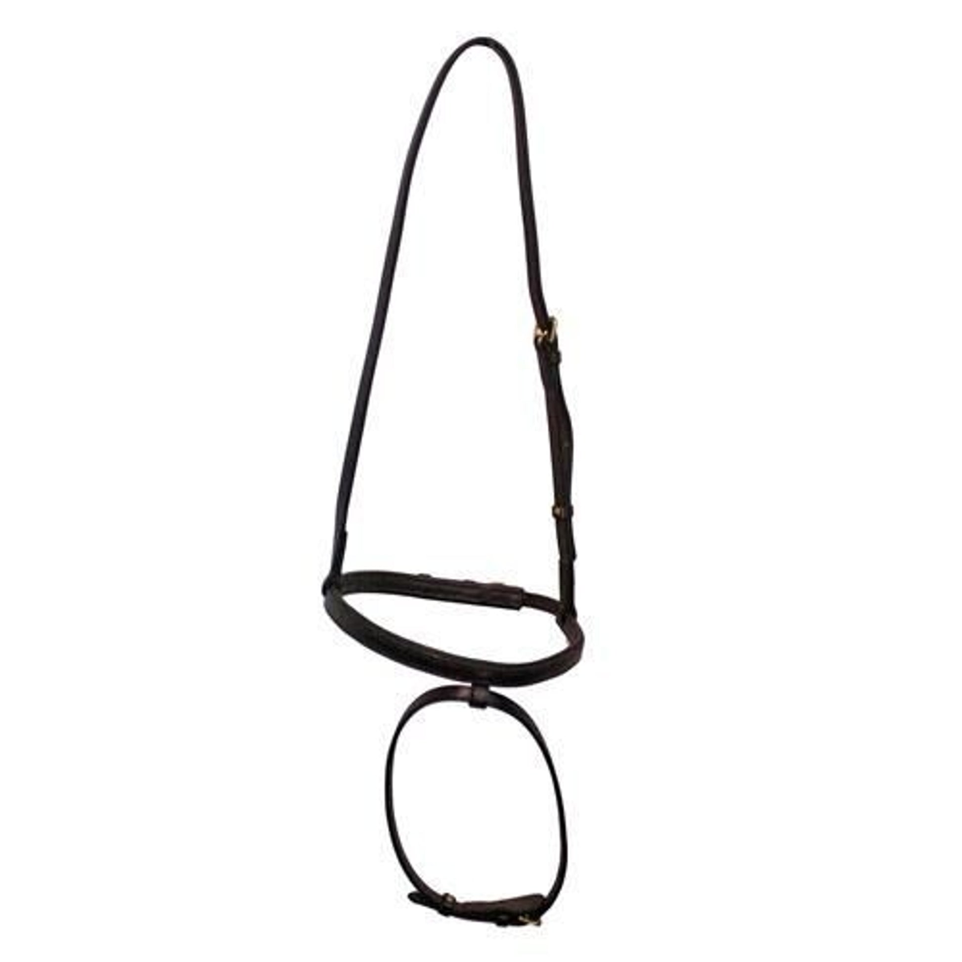 Nunn Finer Cavesson With Sewn In Flash Cob Blk/Bra