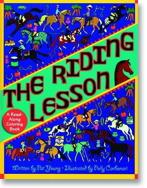 The Riding Lesson Coloring BookBk/Wh