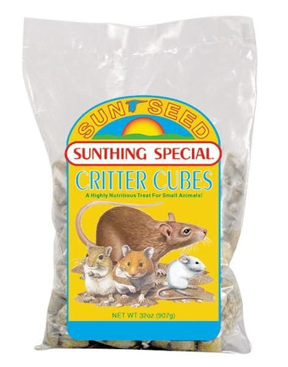 Sunseed Critter Cubes Treats For Small Animal 2lb
