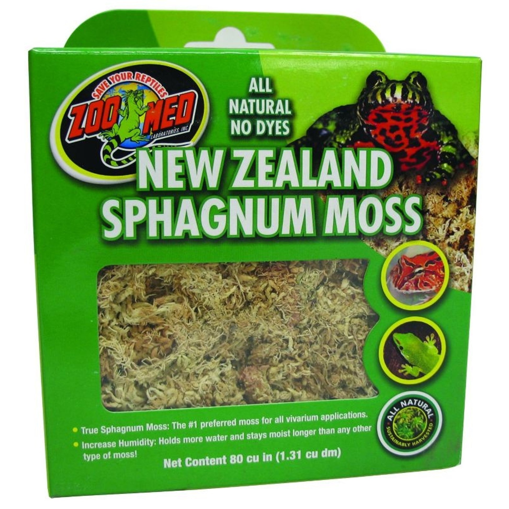 Zoo Med New Zealand Sphagnum Moss 80 Cubic