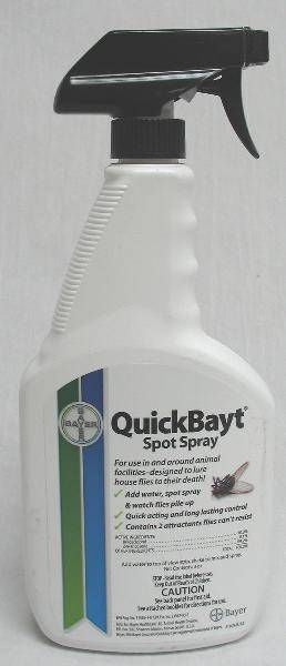 Quickbayt Spot Spray 3Oz White