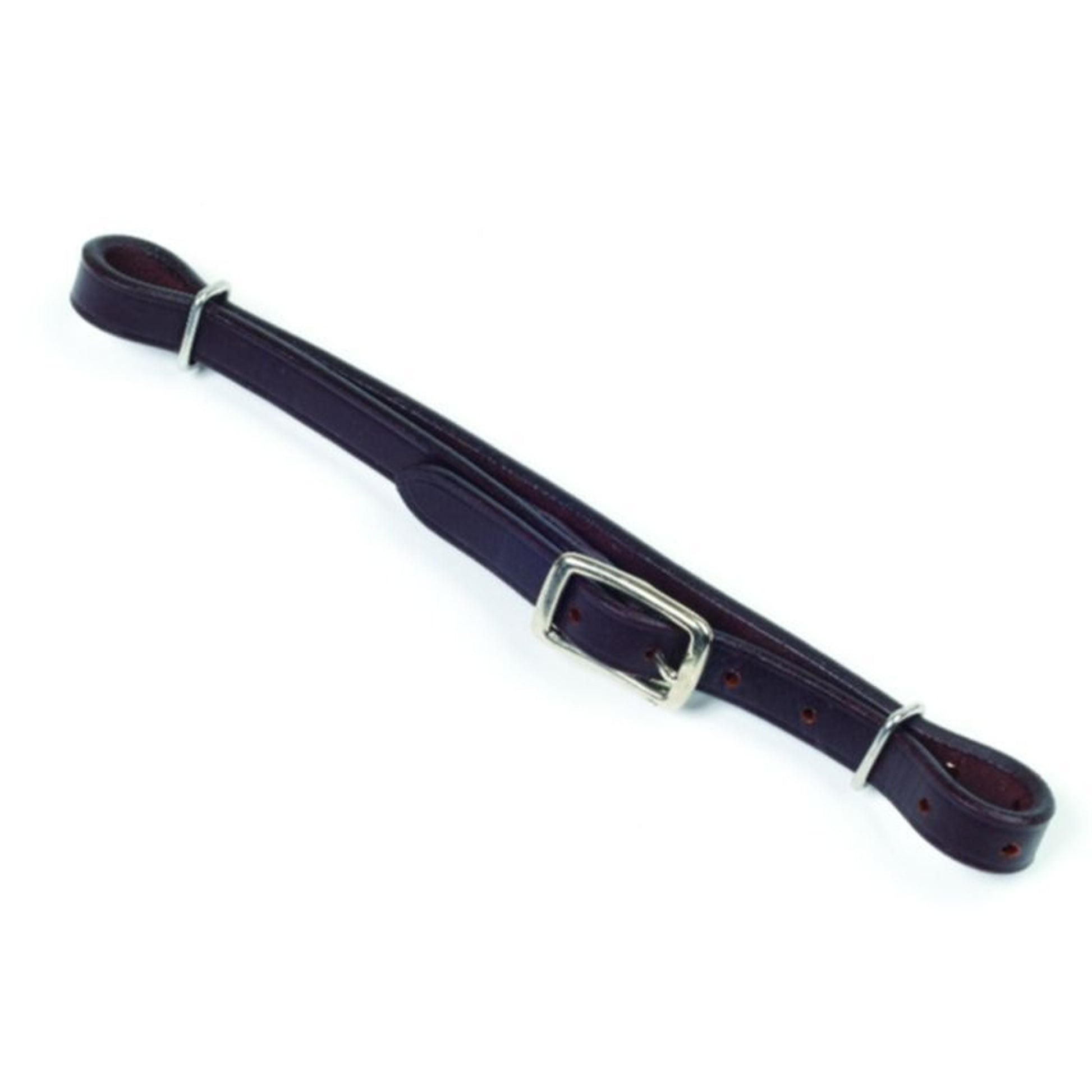 Camelot Leather Curb Strap Horse Brown