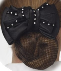 Ovation Premium Show Bow - Gem TwistBk/Wh