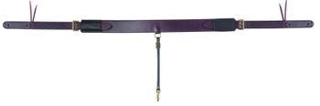 Tucker Rear Cinch Set Black Brass Horse