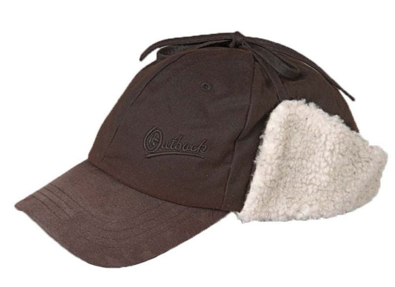 Outback Oilskin Mckinley Cap Medium Black