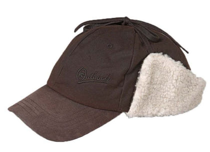 Outback Oilskin Mckinley Cap Medium Black