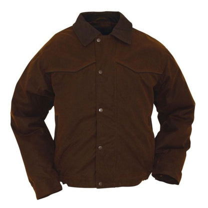 Outback Oilskin Mens Trailblazer Jacket S Bronze