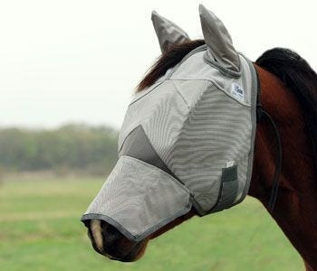Cashel Crusader Long Nose Fly Mask with Ears