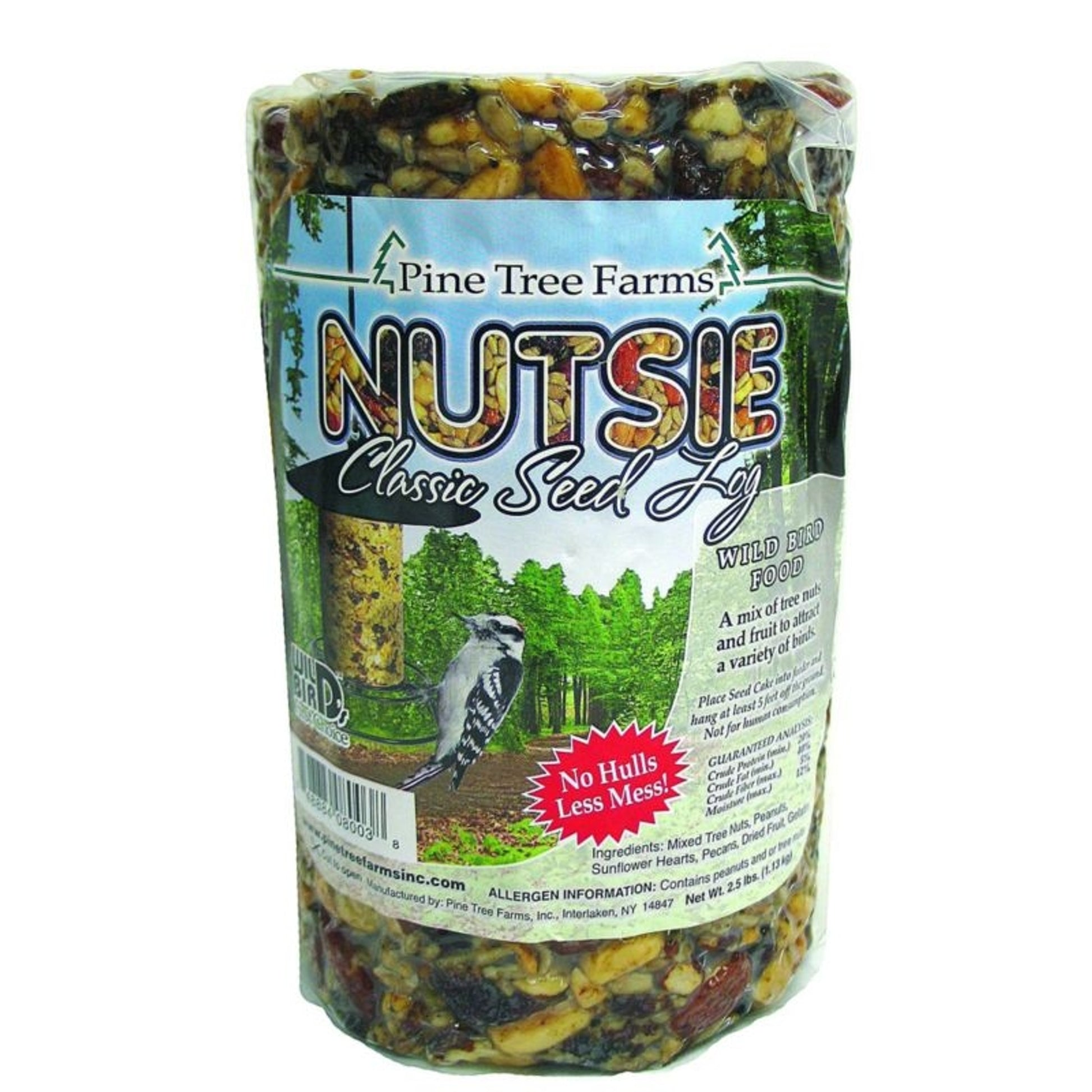 Pine Tree Nutsie Classic Seed Log