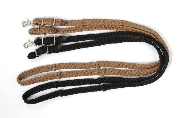 Tough1 Deluxe Knotted Cord Roping Reins