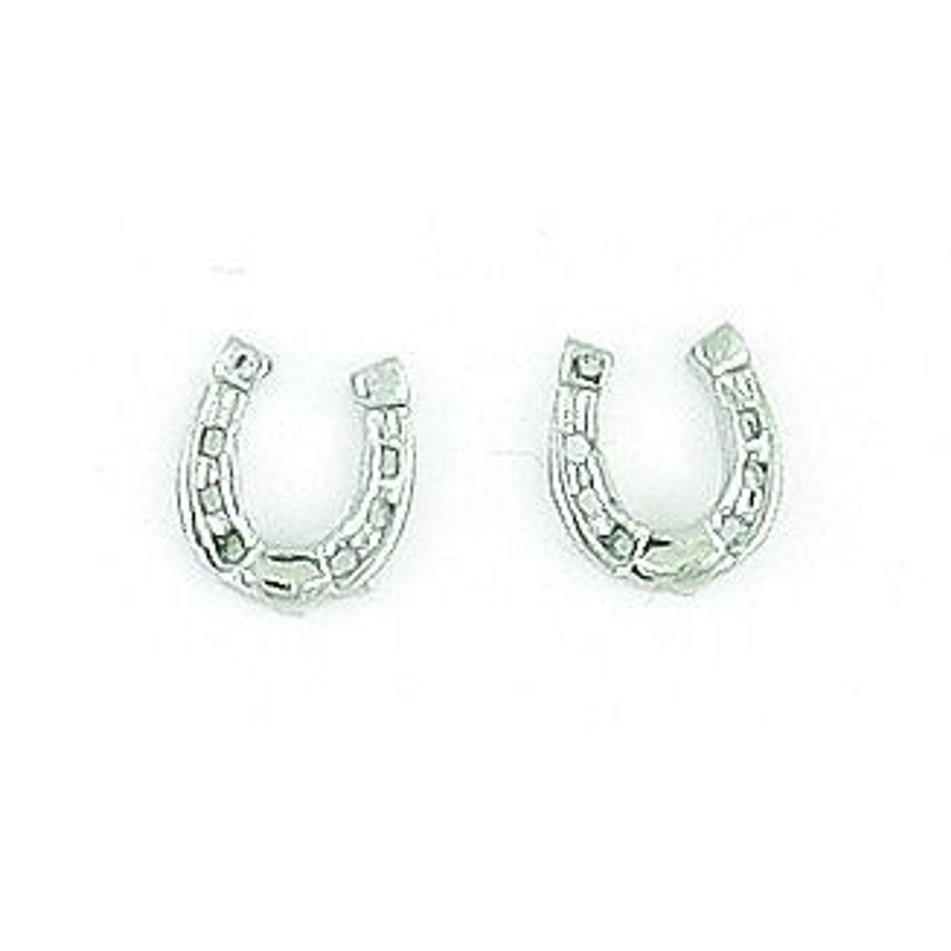 Finishing Touch Filagree Horseshoe Earrings