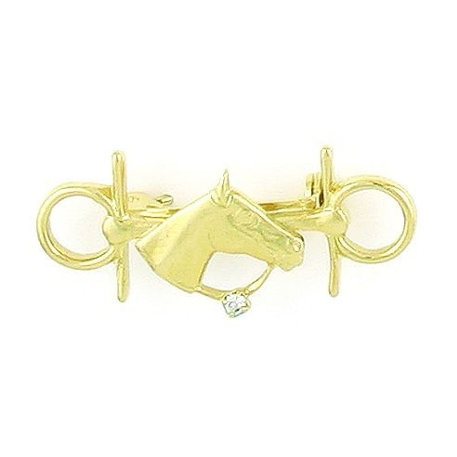 Finish Touch HorseHead On Snaffle Pin 1 3/8in