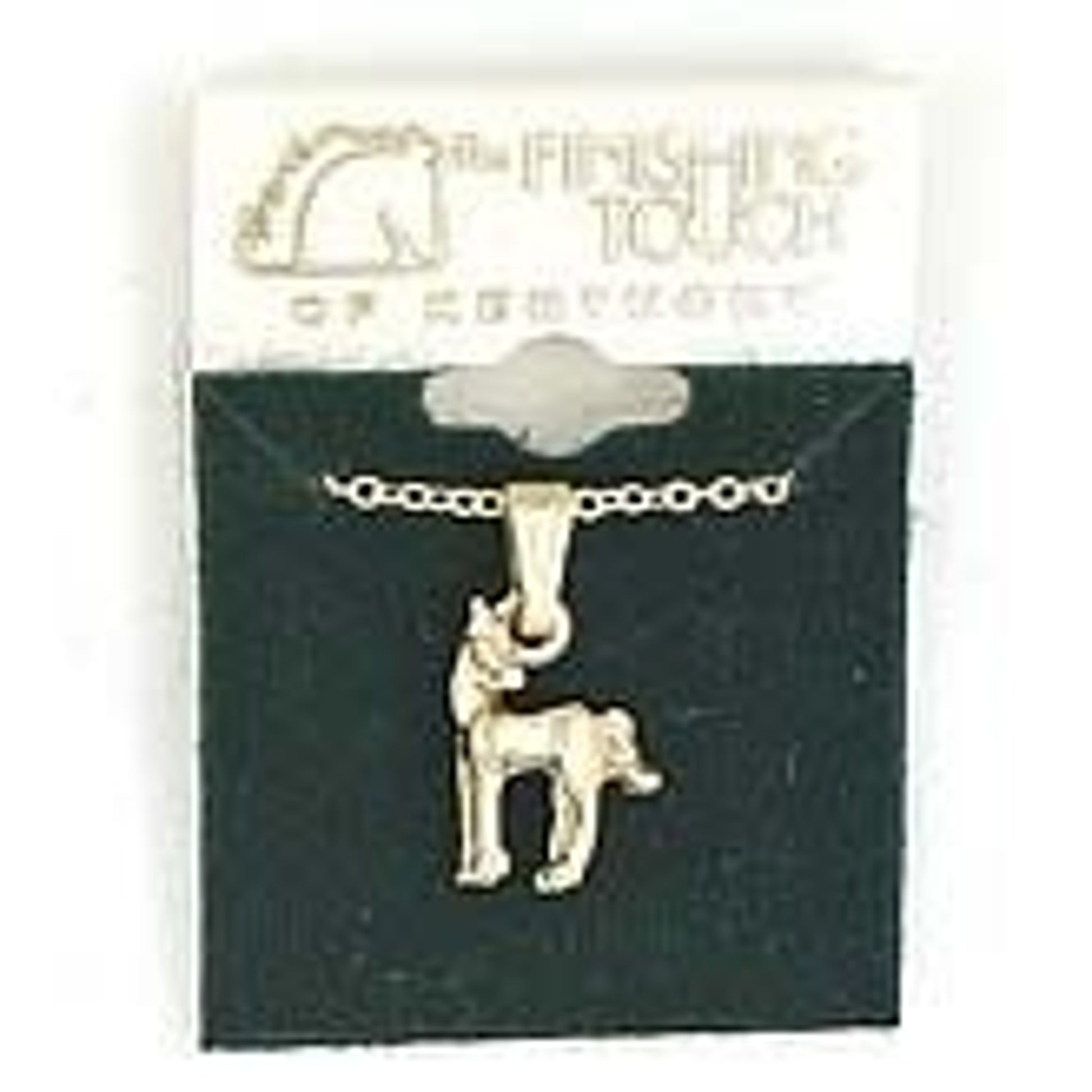 Horse Looking Over Shoulder Necklace Gold