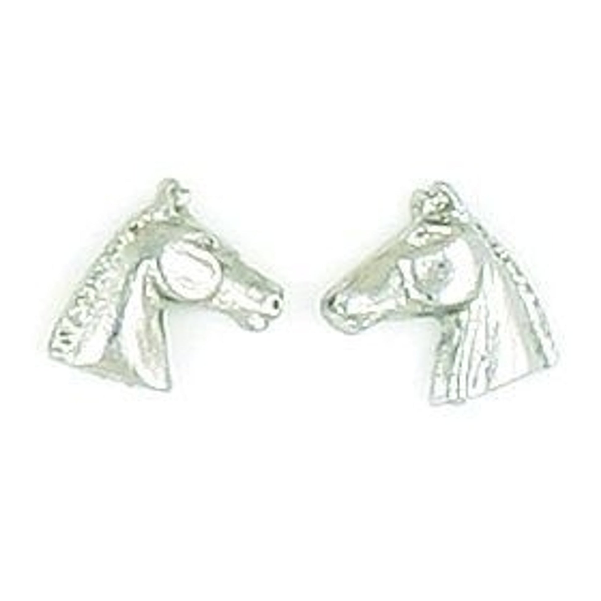 Finishing Touch Horse Head Profile Earrings