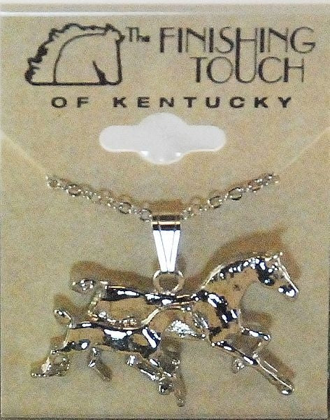 Finishing Touch Galloping Mare/Foal Necklace