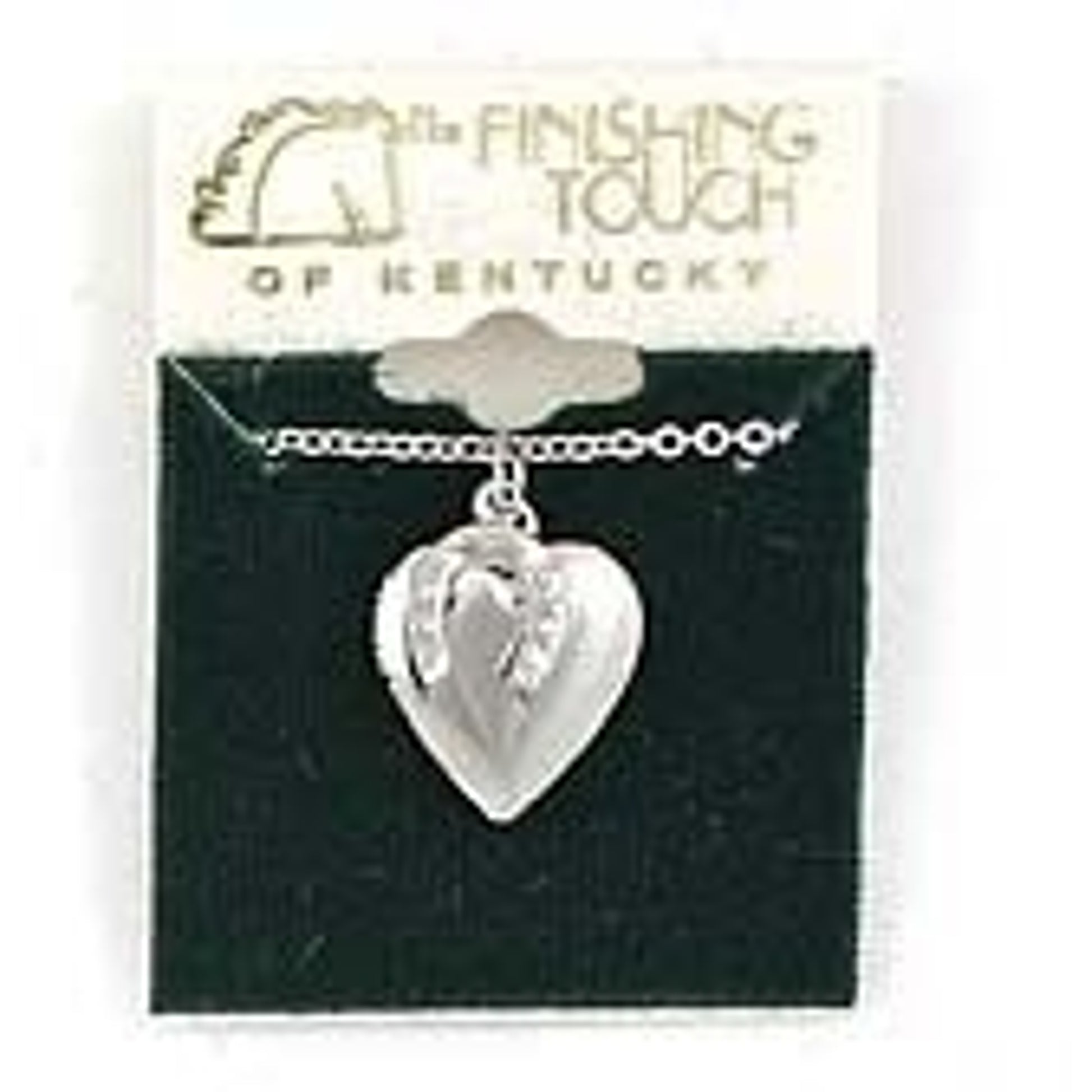 Horseshoe/Heart Locket Medium Silver