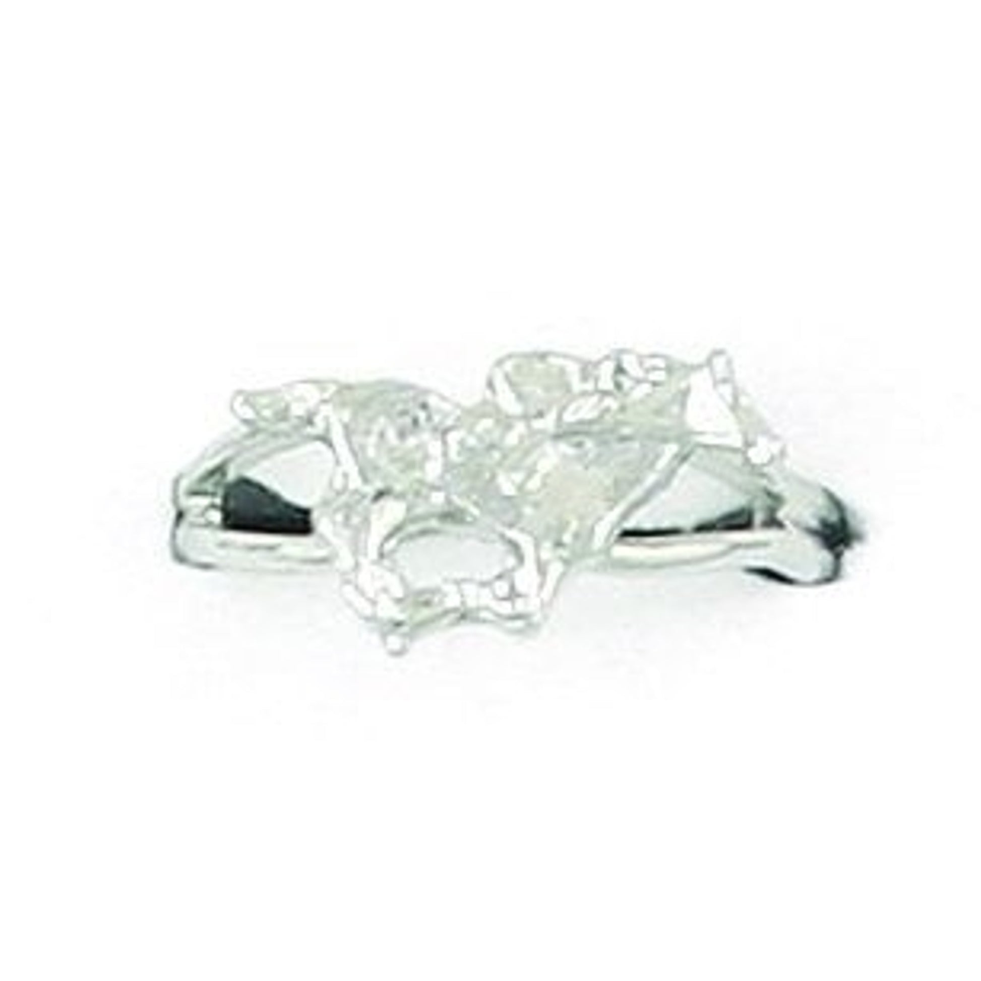 Thoroughbred Racer Adjustable Ring Silver