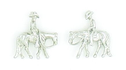 Finishing Touch Western Pleasure Earrings Silver
